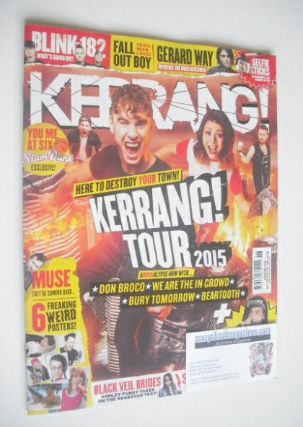 Kerrang magazine - Kerrang! Tour 2015 cover (7 February 2015 - Issue 1554)