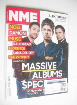 NME magazine - Massive Albums Special cover (31 January 2015)