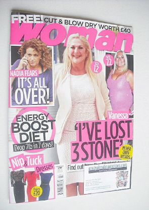 Woman magazine - Vanessa Feltz cover (9 February 2015)