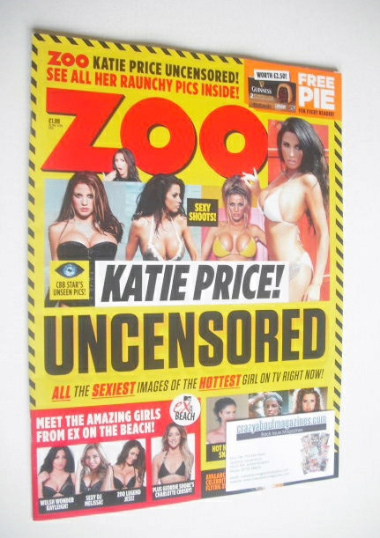 Zoo magazine - Katie Price cover (30 January - 5 February 2015)