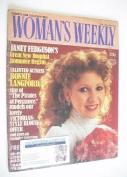 Woman's Weekly magazine (29 January 1983 - Bonnie Langford cover)