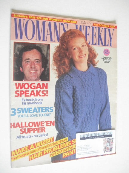 <!--1987-10-31-->Woman's Weekly magazine (31 October 1987 - British Edition