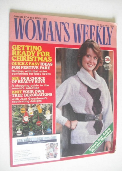<!--1984-12-01-->British Woman's Weekly magazine (1 December 1984 - British