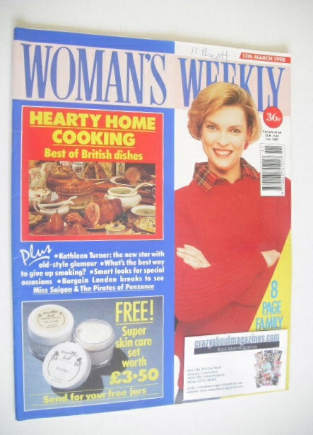 <!--1990-03-13-->Woman's Weekly magazine (13 March 1990)