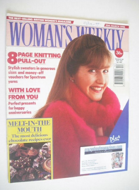 Woman's Weekly magazine (20 March 1990)