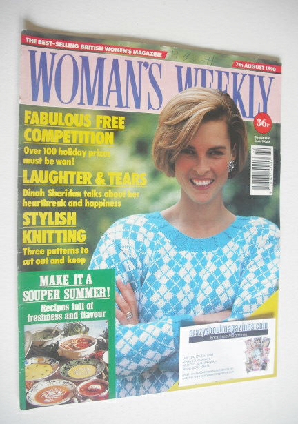 Woman's Weekly magazine (7 August 1990)