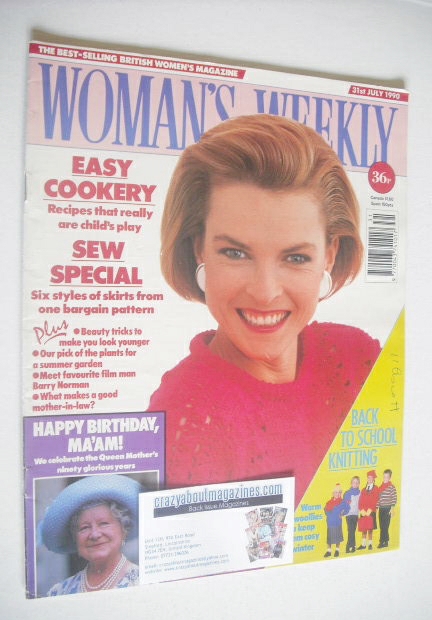 <!--1990-07-30-->Woman's Weekly magazine (31 July 1990)