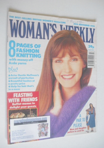 <!--1990-11-20-->Woman's Weekly magazine (20 November 1990)
