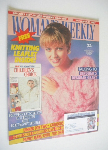 <!--1987-01-31-->Woman's Weekly magazine (31 January 1987)