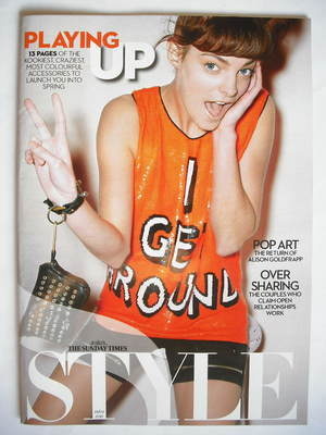 Style magazine - Playing Up cover (28 February 2010)