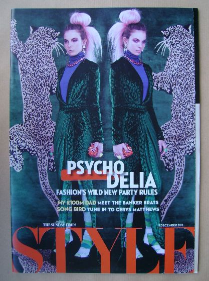 <!--2012-12-09-->Style magazine - Psycho Delia cover (9 December 2012)
