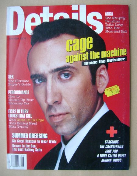 <!--1996-06-->Details magazine - June 1996 - Nicolas Cage cover