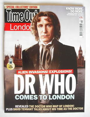 <!--2009-12-10-->Time Out magazine - Paul McGann cover (10-16 December 2009