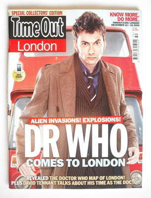 <!--2009-12-10-->Time Out magazine - David Tennant cover (10-16 December 20