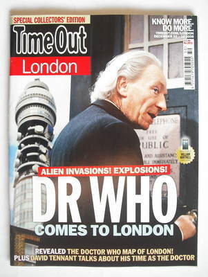 <!--2009-12-10-->Time Out magazine - William Hartnell cover (10-16 December