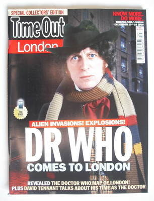 <!--2009-12-10-->Time Out magazine - Tom Baker cover (10-16 December 2009)