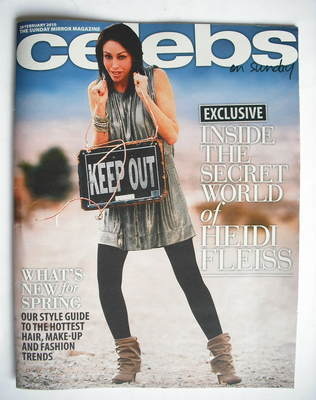 Celebs magazine - Heidi Fleiss cover (28 February 2010)
