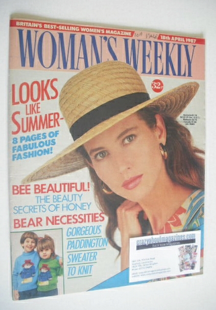 <!--1987-04-18-->Woman's Weekly magazine (18 April 1987)