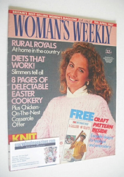 <!--1987-04-11-->Woman's Weekly magazine (11 April 1987)
