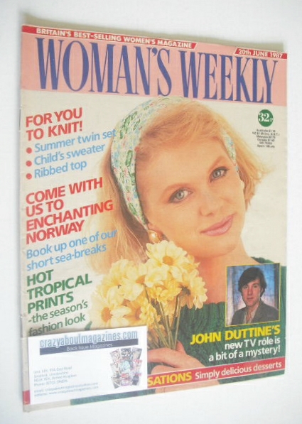 <!--1987-06-20-->Woman's Weekly magazine (20 June 1987)