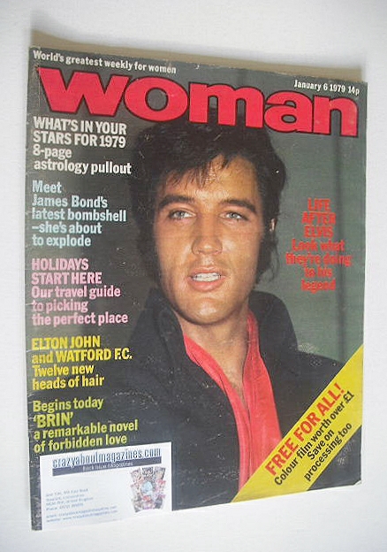 Woman magazine - Elvis Presley cover (6 January 1979)