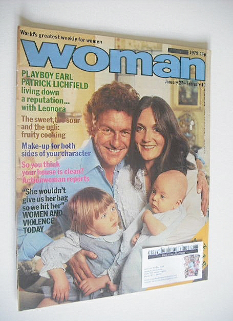Woman magazine - Patrick Lichfield cover (27 January - 10 February 1979)