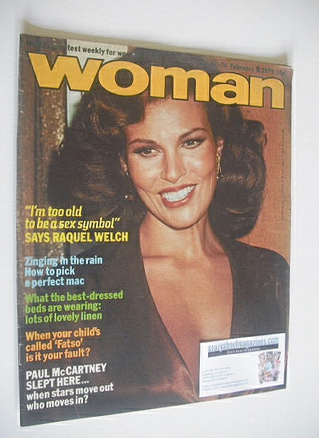 <!--1979-02-17-->Woman magazine - Raquel Welch cover (17-24 February 1979)