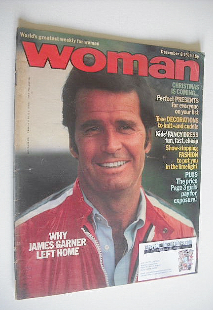 Woman magazine - James Garner cover (8 December 1979)
