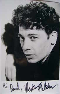 Dexter Fletcher autograph (hand-signed photograph, dedicated)