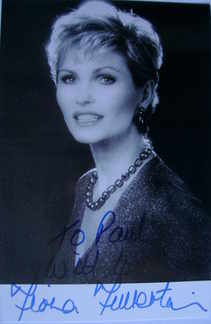 Fiona Fullerton autograph (hand-signed photograph, dedicated)