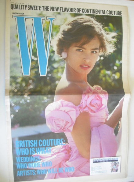 W magazine (11-24 February 1988 - Talisa Soto cover)
