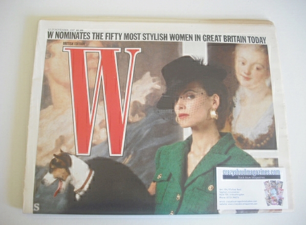 <!--1987-11-12-->W magazine (12-25 November 1987) - Ines de la Fressange co