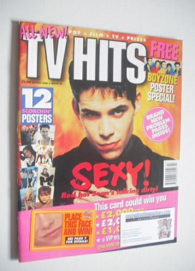 TV Hits magazine - March 1995 - Sean Maguire cover