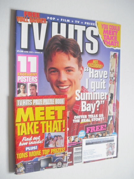 <!--1995-06-->TVHits magazine - June 1995 - Dieter Brummer cover
