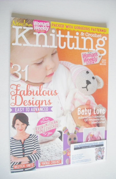 <!--2014-06-->Woman's Weekly Knitting and Crochet magazine (June 2014)