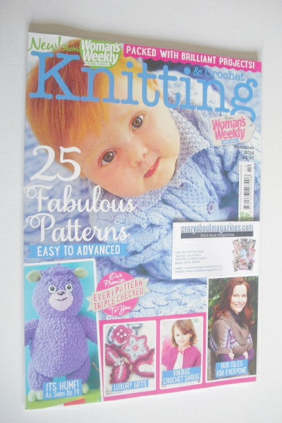 <!--2014-11-->Woman's Weekly Knitting and Crochet magazine (November 2014)