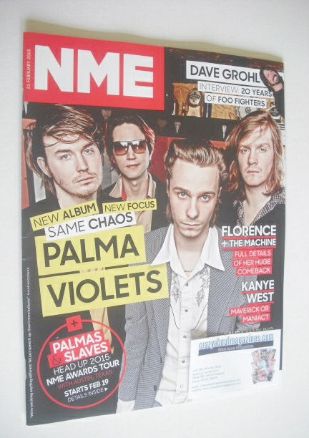 NME magazine - Palma Violets cover (21 February 2015)