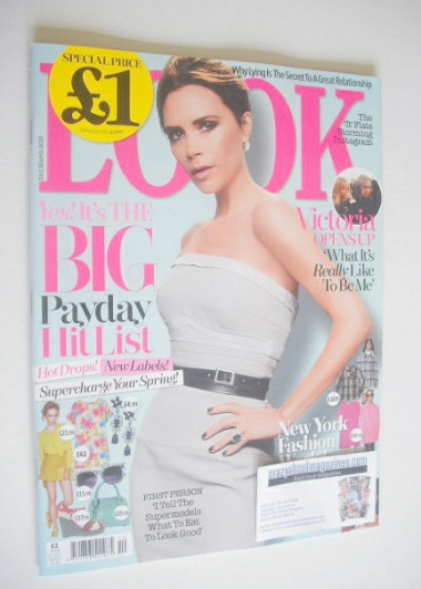 <!--2015-03-02-->Look magazine - 2 March 2015 - Victoria Beckham cover