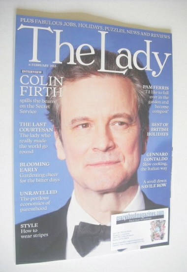 The Lady magazine (6 February 2015 - Colin Firth cover)