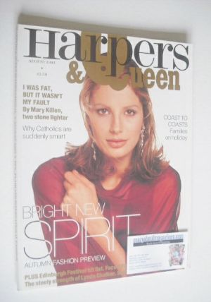 British Harpers & Queen magazine - August 1993