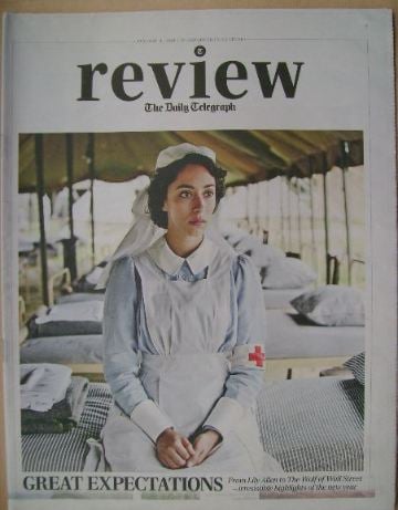 The Daily Telegraph Review newspaper supplement - 4 January 2014 - Oona Chaplin cover