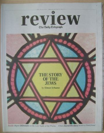 The Daily Telegraph Review newspaper supplement - 31 August 2013 - The Story of the Jews cover