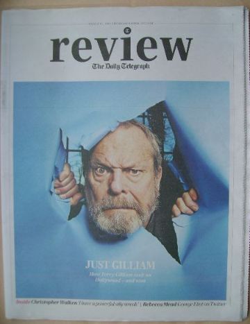 The Daily Telegraph Review newspaper supplement - 15 March 2014 - Terry Gilliam cover