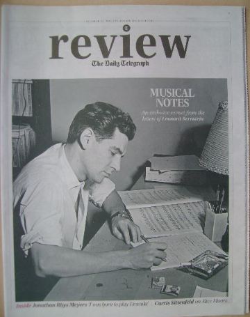 The Daily Telegraph Review newspaper supplement - 19 October 2013 - Leonard Bernstein cover