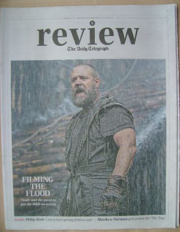 The Daily Telegraph Review newspaper supplement - 29 March 2014 - Russell Crowe cover