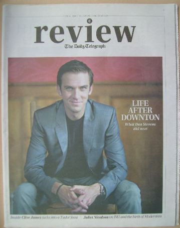 The Daily Telegraph Review newspaper supplement - 8 June 2013 - Dan Stevens cover