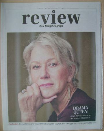 The Daily Telegraph Review newspaper supplement - 9 February 2013 - Helen Mirren cover