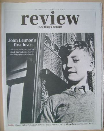 The Daily Telegraph Review newspaper supplement - 21 September 2013 - John Lennon cover