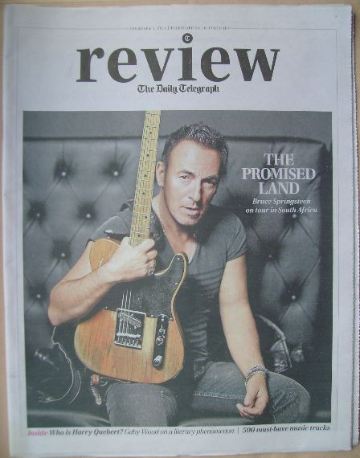 The Daily Telegraph Review newspaper supplement - 1 February 2014 - Bruce Springsteen cover
