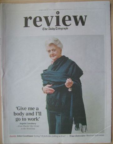 The Daily Telegraph Review newspaper supplement - 15 February 2014 - Angela Lansbury cover